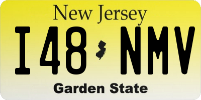 NJ license plate I48NMV
