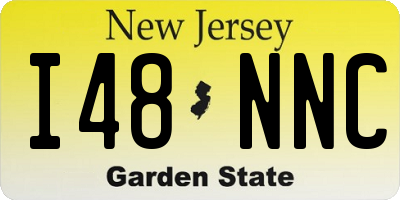 NJ license plate I48NNC