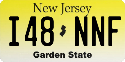 NJ license plate I48NNF