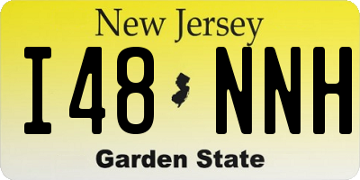 NJ license plate I48NNH