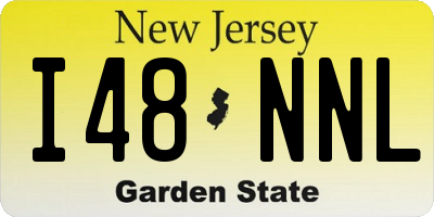 NJ license plate I48NNL