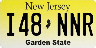 NJ license plate I48NNR