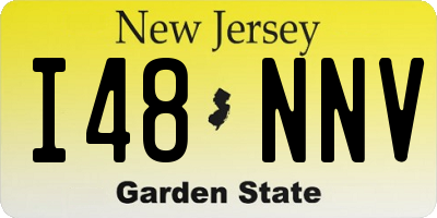 NJ license plate I48NNV