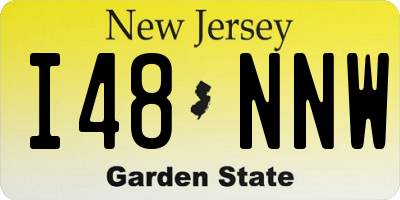 NJ license plate I48NNW