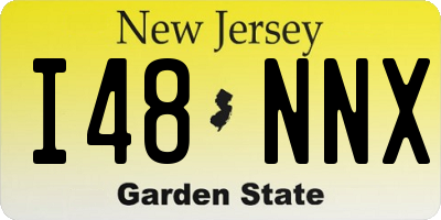 NJ license plate I48NNX