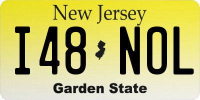 NJ license plate I48NOL