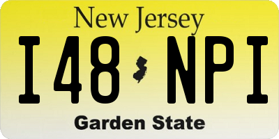 NJ license plate I48NPI