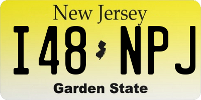 NJ license plate I48NPJ