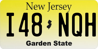 NJ license plate I48NQH