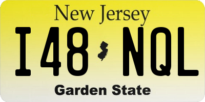 NJ license plate I48NQL