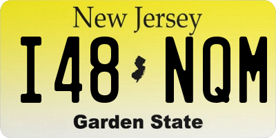 NJ license plate I48NQM