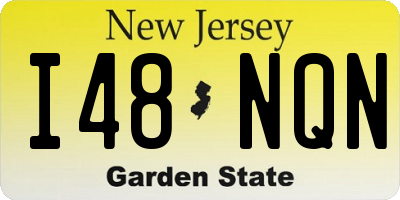 NJ license plate I48NQN