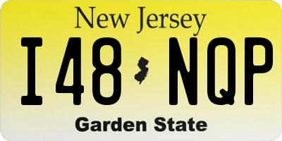 NJ license plate I48NQP