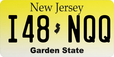 NJ license plate I48NQQ