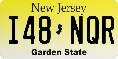 NJ license plate I48NQR