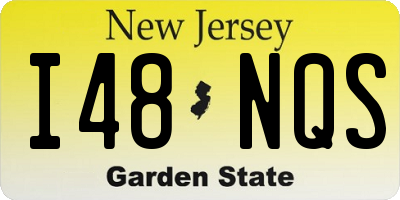 NJ license plate I48NQS