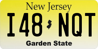 NJ license plate I48NQT