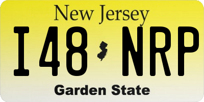 NJ license plate I48NRP