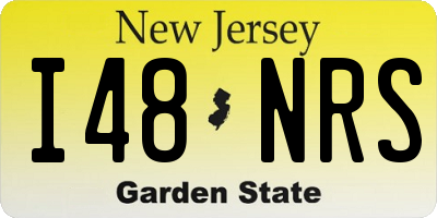 NJ license plate I48NRS