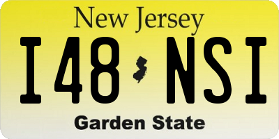 NJ license plate I48NSI