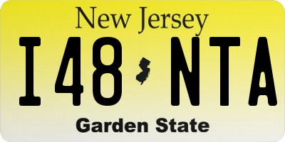 NJ license plate I48NTA