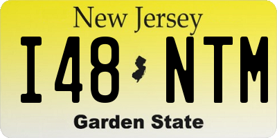 NJ license plate I48NTM