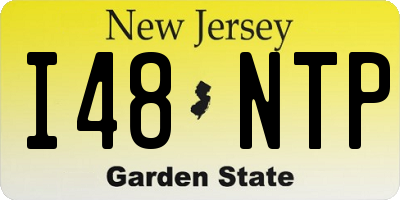 NJ license plate I48NTP