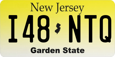 NJ license plate I48NTQ