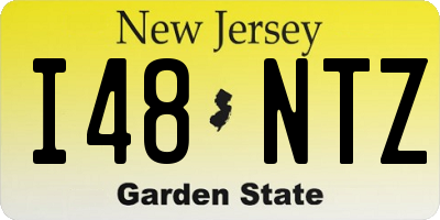 NJ license plate I48NTZ