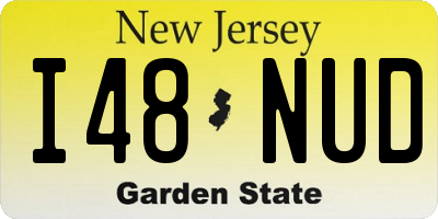 NJ license plate I48NUD