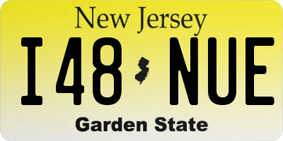 NJ license plate I48NUE