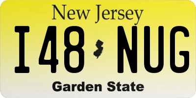 NJ license plate I48NUG