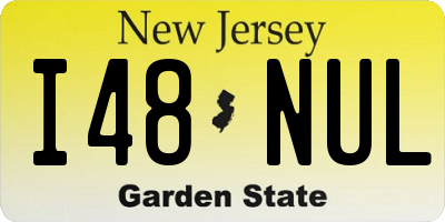 NJ license plate I48NUL
