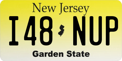 NJ license plate I48NUP