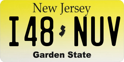 NJ license plate I48NUV
