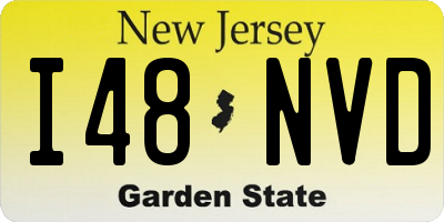NJ license plate I48NVD