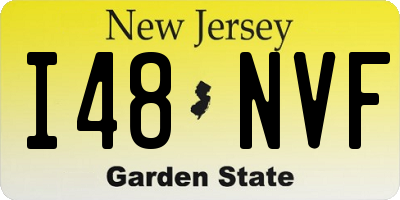NJ license plate I48NVF