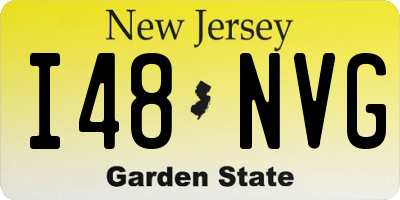 NJ license plate I48NVG