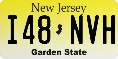 NJ license plate I48NVH