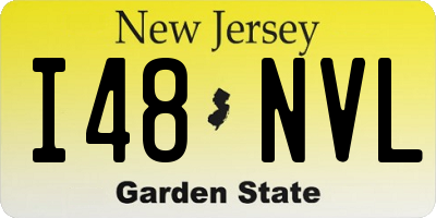 NJ license plate I48NVL