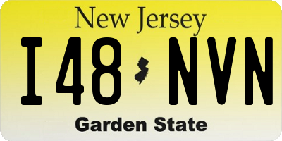 NJ license plate I48NVN