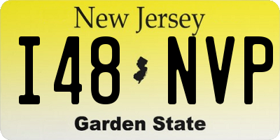 NJ license plate I48NVP