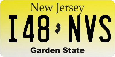 NJ license plate I48NVS
