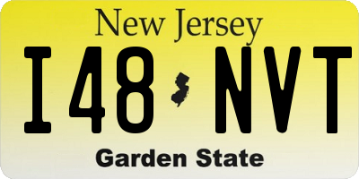 NJ license plate I48NVT