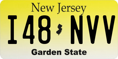 NJ license plate I48NVV