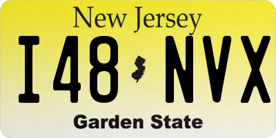 NJ license plate I48NVX
