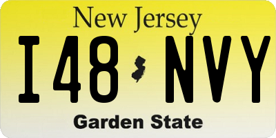 NJ license plate I48NVY