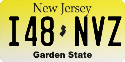 NJ license plate I48NVZ