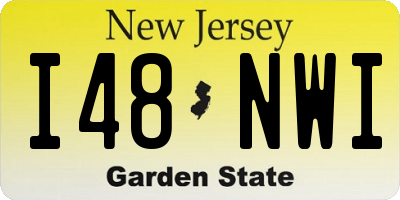 NJ license plate I48NWI