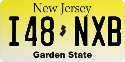 NJ license plate I48NXB